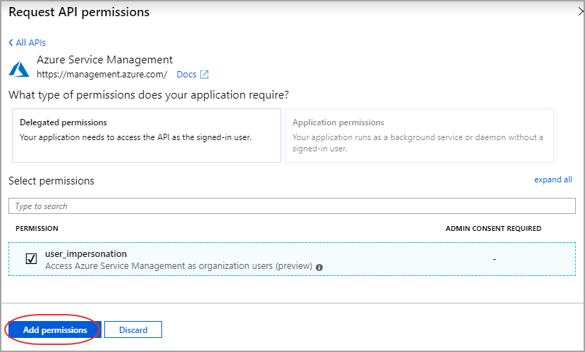 Set up Authentication Details