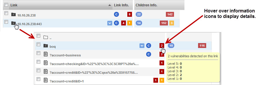 Traversing nested links in sitemap.